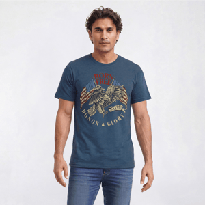Mens Big & Tall Home of the Brave Born Free Short Sleeve Tee